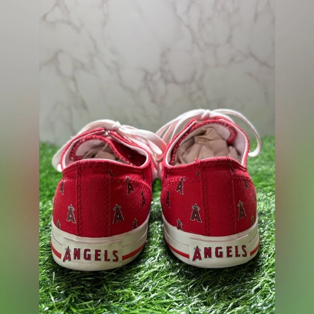 Row One MLB Los Angeles Angels Low Top Sneakers